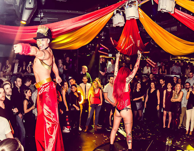 Échassier soirée cirque