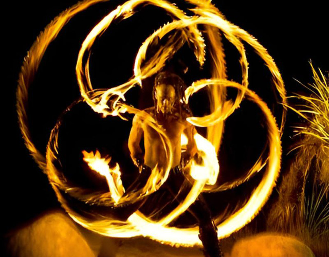 Spectacle pyrotechnie