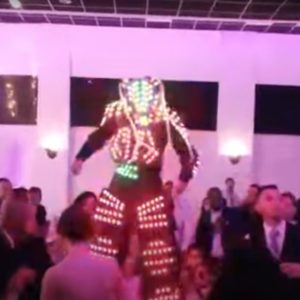 Robot LED mariage Strasbourg